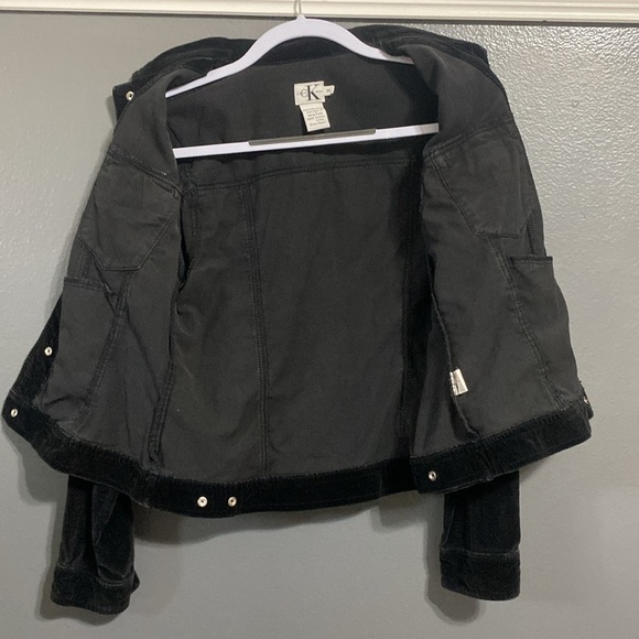 Calvin Klein Jeans Velour Jacket - Picture 9 of 9